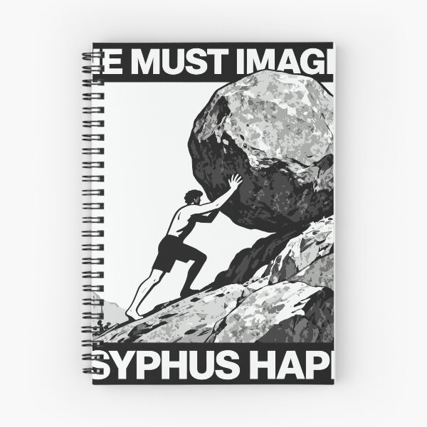 Item preview, One Must Imagine Sisyphus Happy designed and sold by deathanarchy.