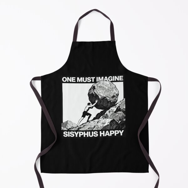 Item preview, One Must Imagine Sisyphus Happy designed and sold by deathanarchy.