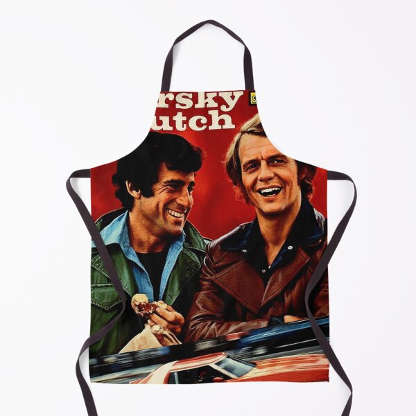 Item preview, 70s Detective Duo Classic Car Art | Red Background Leather Jacket Painting | Retro Action TV Show designed and sold by Art's Diner.