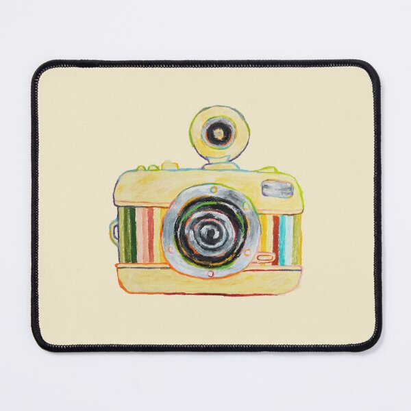 Item preview, Yellow Lomo Camera Oil Pastel Hand Draw designed and sold by purple-Q.
