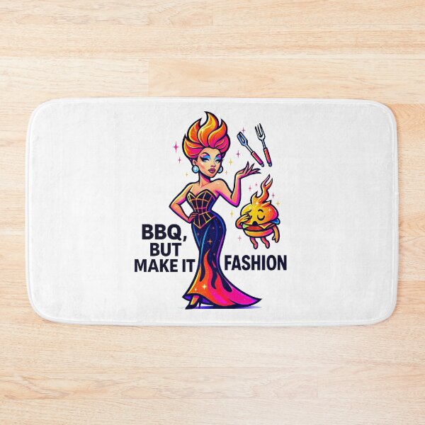 Item preview, BBQ, But Make It Fashion ♨–♨ BAR-B-Q COLLECTION – Haute Grill Couture designed and sold by WheelieGdArt.