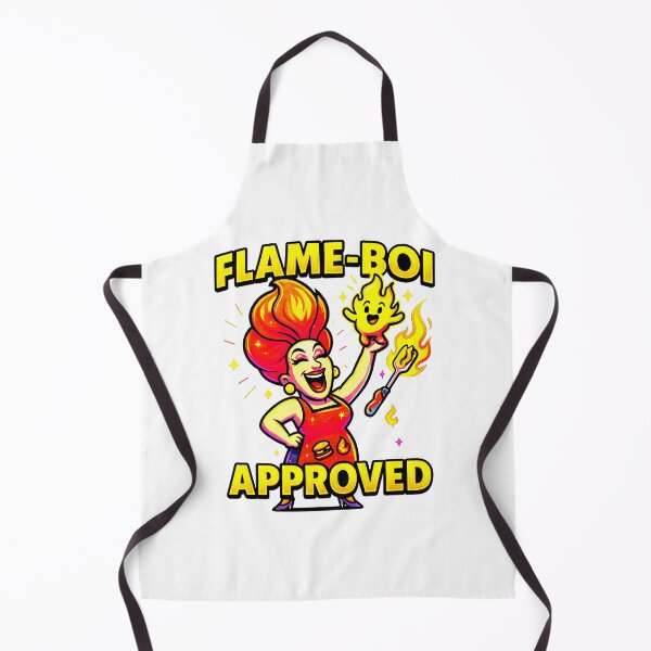 Item preview, FLAME-BOI APPROVED ♨–♨ BAR-B-Q COLLECTION designed and sold by WheelieGdArt.