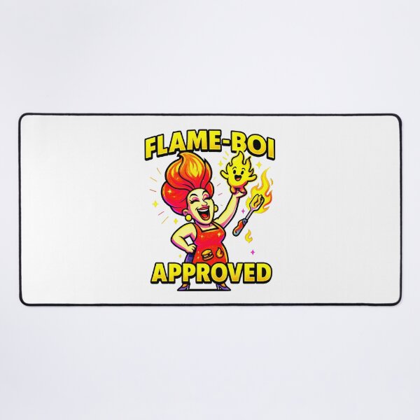 Item preview, FLAME-BOI APPROVED ♨–♨ BAR-B-Q COLLECTION designed and sold by WheelieGdArt.