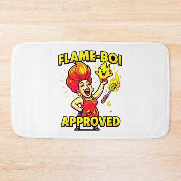 Item preview, FLAME-BOI APPROVED ♨–♨ BAR-B-Q COLLECTION designed and sold by WheelieGdArt.