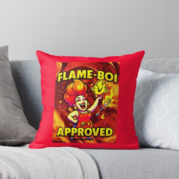 Item preview, FLAME-BOI APPROVED ♨–♨ BAR-B-Q COLLECTION - Flame ON designed and sold by WheelieGdArt.