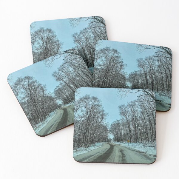 Item preview, Winter Drive at Devils Lake designed and sold by aadventures.