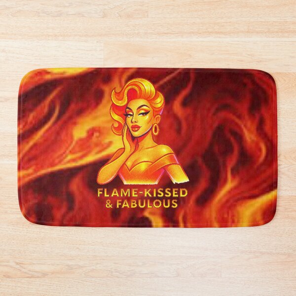 Item preview, FLAME-KISSED & FABULOUS ♨–♨ BAR-B-Q COLLECTION - FLAME ON designed and sold by WheelieGdArt.