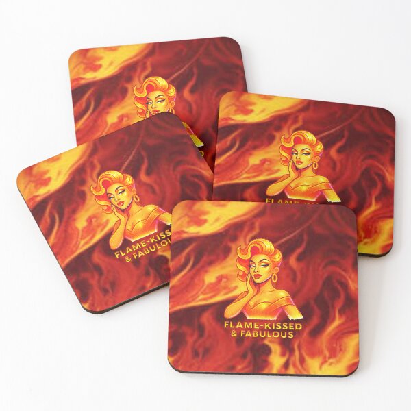 Item preview, FLAME-KISSED & FABULOUS ♨–♨ BAR-B-Q COLLECTION - FLAME ON designed and sold by WheelieGdArt.