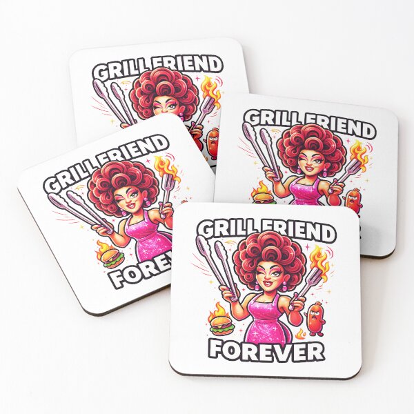Item preview, Grill Friend Forever ♨–♨ Bar-B-Q Collection – Sassy Sparkle Edition designed and sold by WheelieGdArt.