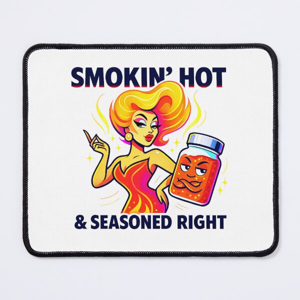 Item preview, SMOKIN’ HOT & SEASONED RIGHT ♨–♨ BAR-B-Q COLLECTION – FIERY GLAM EDITION designed and sold by WheelieGdArt.