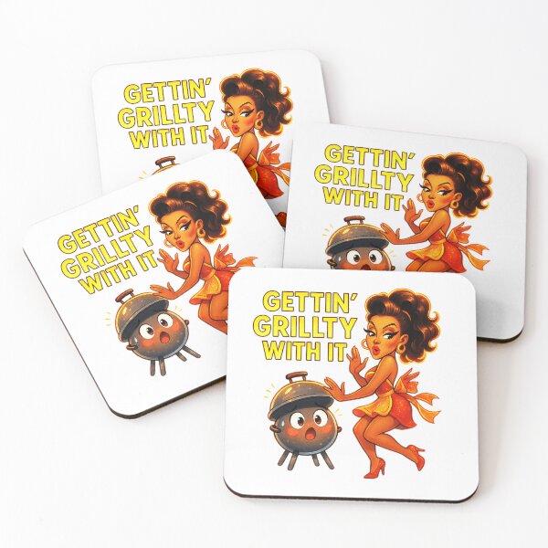 Item preview, Gettin’ Grillty With It ♨–♨ BAR-B-Q COLLECTION – Hotstepper Edition designed and sold by WheelieGdArt.