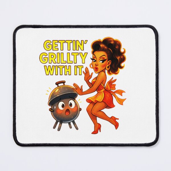 Item preview, Gettin’ Grillty With It ♨–♨ BAR-B-Q COLLECTION – Hotstepper Edition designed and sold by WheelieGdArt.
