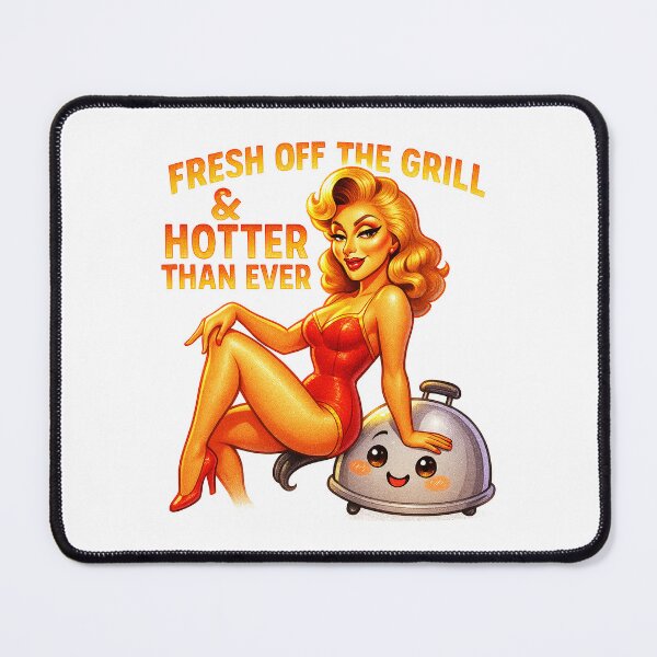 Item preview, Fresh Off the Grill & Hotter Than Ever ♨–♨ BAR-B-Q COLLECTION – Sizzlin’ Pin-Up Edition designed and sold by WheelieGdArt.