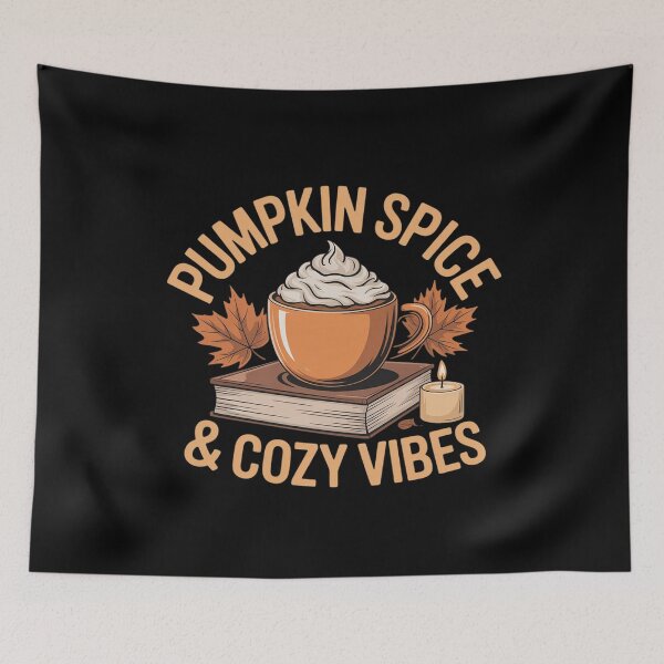 Item preview, Pumpkin Spice and Cozy Vibes – Fall Autumn Aesthetic designed and sold by Slwankol.