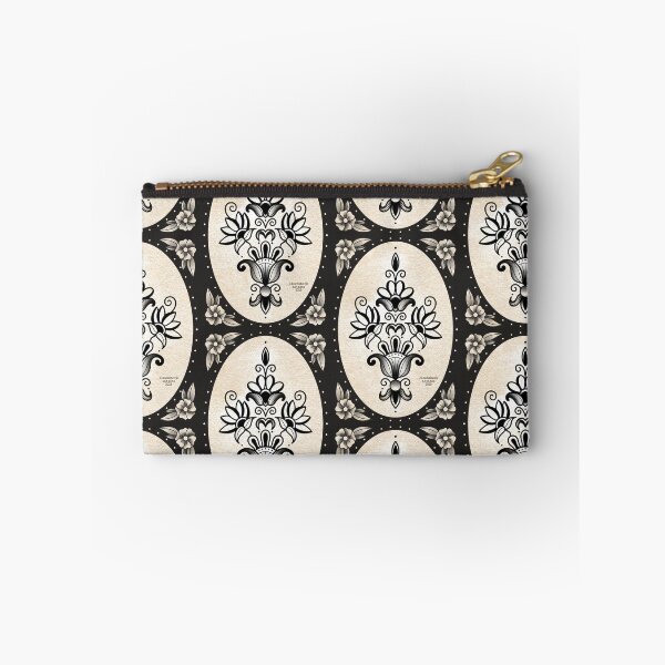 Item preview, Floral ornamental bordered tattoo print designed and sold by gabbynrodriguez.