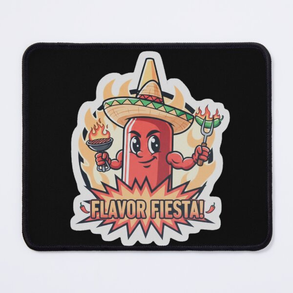Item preview, Spicy Flavor Fiesta Chili Mascot designed and sold by MRMDesign90.