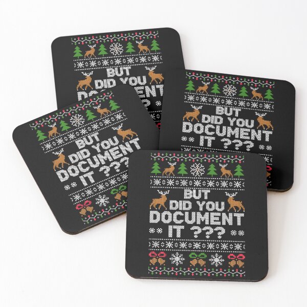 Item preview, But Did You Document It Funny HR Christmas Office Ugly Christmas designed and sold by pansak.