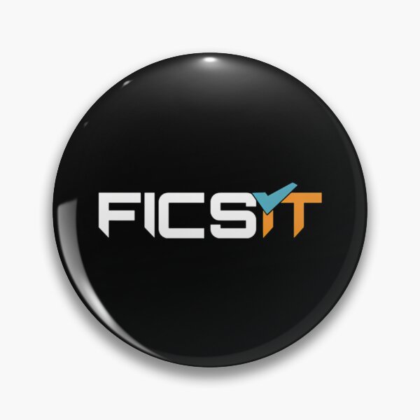 Item preview, Ficsit Satisfactory Logo designed and sold by HayleyRodriguez.