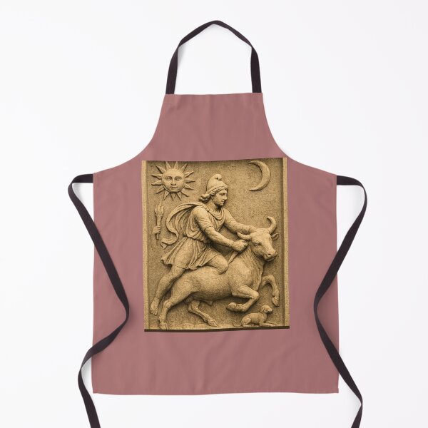 Item preview, Mithraic Sun God Relief – Classical Stone Art designed and sold by Farvahar Persian Soul.