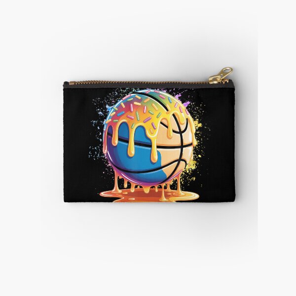 Item preview, Ice Cream Basketball Drip Splatter Paint Basketball Dripping designed and sold by BarbaraLillie.
