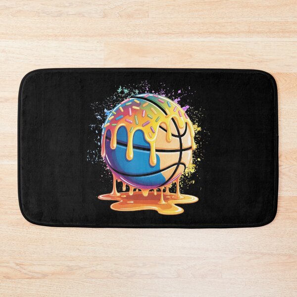Item preview, Ice Cream Basketball Drip Splatter Paint Basketball Dripping designed and sold by BarbaraLillie.