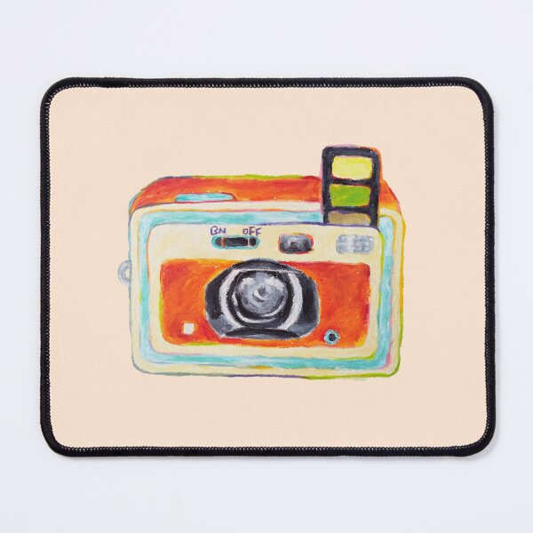 Item preview, Orange Lomo Camera Oil Pastel Hand Draw  designed and sold by purple-Q.