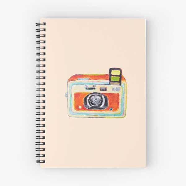 Item preview, Orange Lomo Camera Oil Pastel Hand Draw  designed and sold by purple-Q.