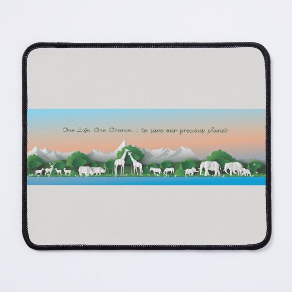 Item preview, One life, one chance, to save our precious planet designed and sold by ArtGMerch.