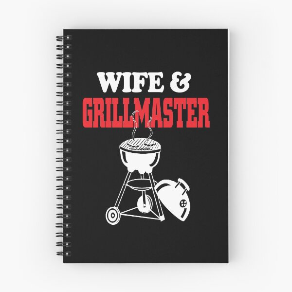 Item preview, BBQ Smoker Grilling Barbecue Shirt WIfe and Grillmaster WHITE designed and sold by we1000.