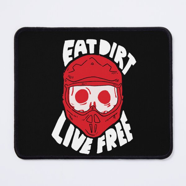 Item preview, Unleashed Motto: "Eat Dirt Live Free" Motocross Lifestyle Graphic designed and sold by RNASstuff.