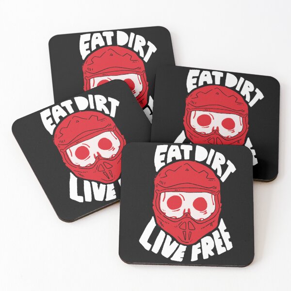 Item preview, Unleashed Motto: "Eat Dirt Live Free" Motocross Lifestyle Graphic designed and sold by RNASstuff.
