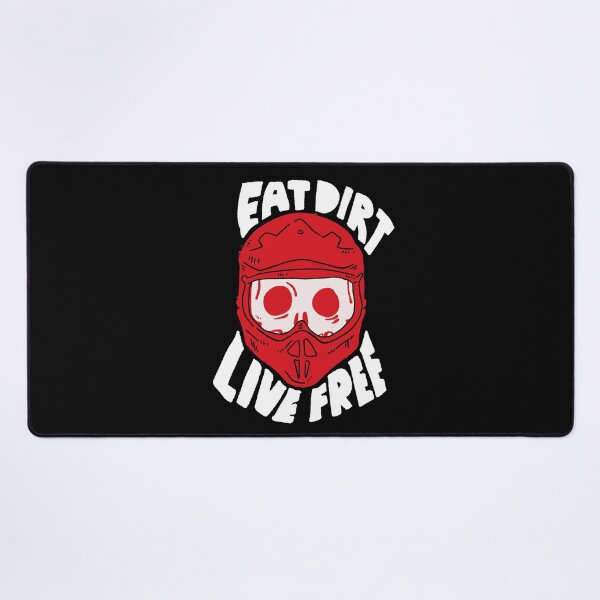Item preview, Unleashed Motto: "Eat Dirt Live Free" Motocross Lifestyle Graphic designed and sold by RNASstuff.