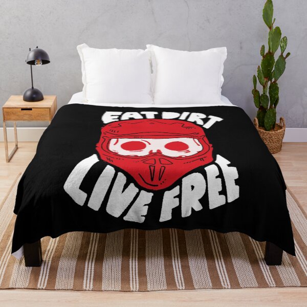 Item preview, Unleashed Motto: "Eat Dirt Live Free" Motocross Lifestyle Graphic designed and sold by RNASstuff.