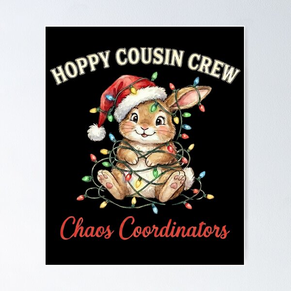 Item preview, Bunny Christmas Cousin Crew Funny Family Matching  designed and sold by thebest-2studio.