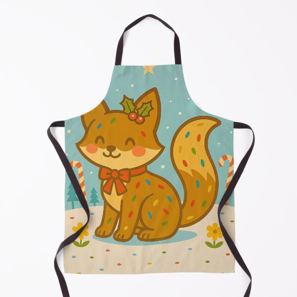 Item preview, Fruitcake Fox – Kawaii Christmas Animal Treat designed and sold by Whiskers&Waffles.
