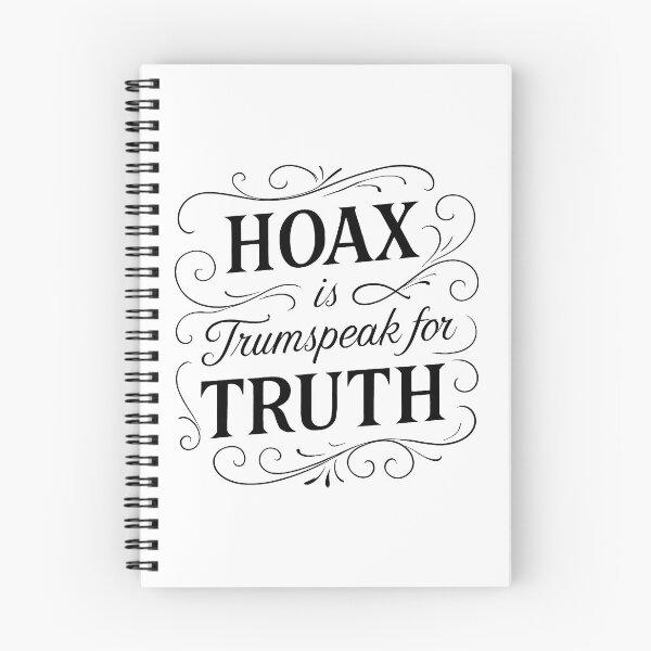 Item preview, ✍ HOAX Is Trumpspeak for Truth – Statement Edition designed and sold by WheelieGdArt.