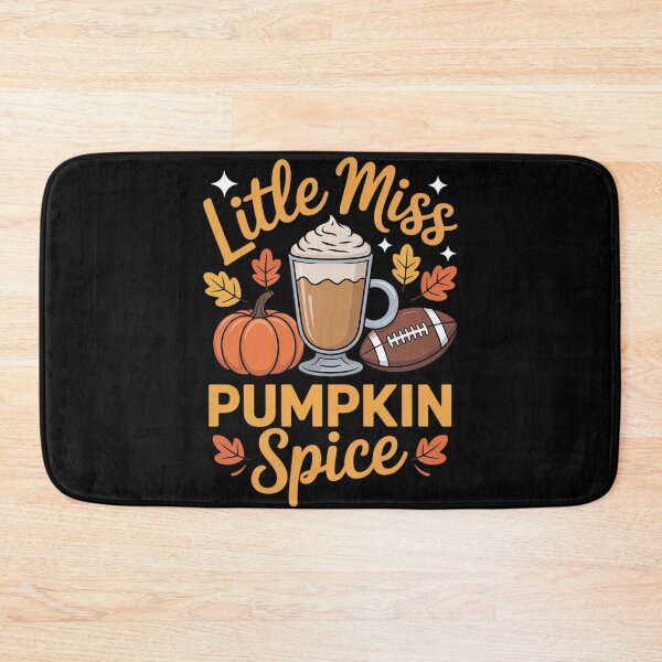Item preview, Pumpkin Spice Latte Fall Football Season Little Miss Pumpkin designed and sold by genkihikki.