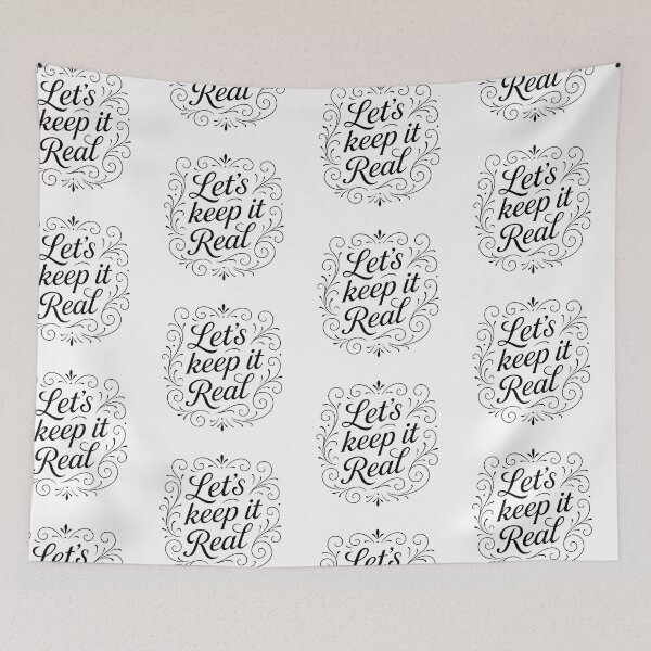 Item preview, ✍ Let’s Keep It Real – Sassy Truth-Telling Edition - Offset Grid Pattern designed and sold by WheelieGdArt.