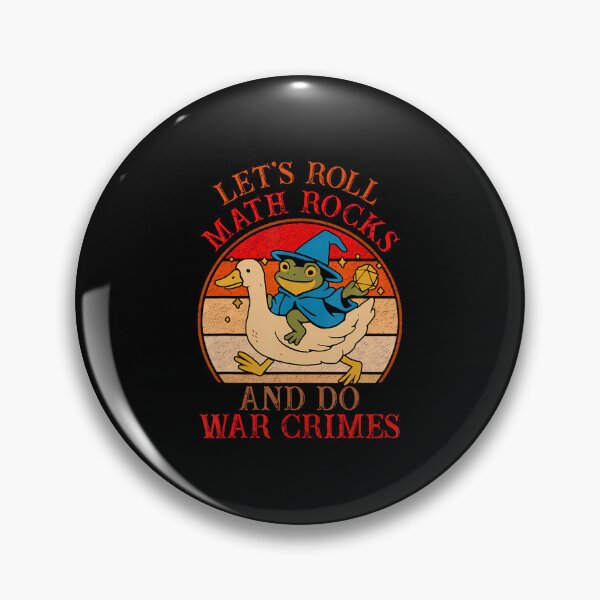 Item preview, Humor Frog Goose Let's Roll Math Rocks And Do War Crimes designed and sold by JaimeTrudie.
