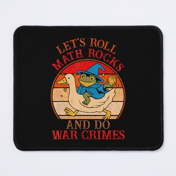 Item preview, Humor Frog Goose Let's Roll Math Rocks And Do War Crimes designed and sold by JaimeTrudie.