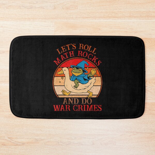 Item preview, Humor Frog Goose Let's Roll Math Rocks And Do War Crimes designed and sold by JaimeTrudie.