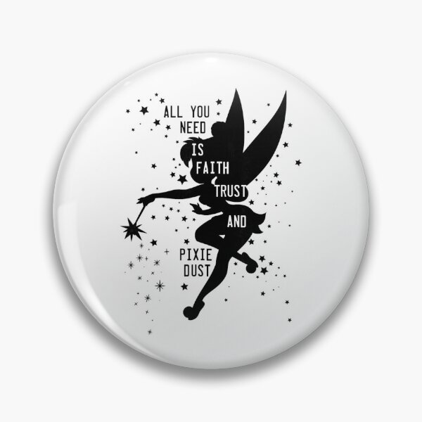 Item preview, Tinker Bell Pixie Dust Vintage Silhouette  designed and sold by ciejkale9.