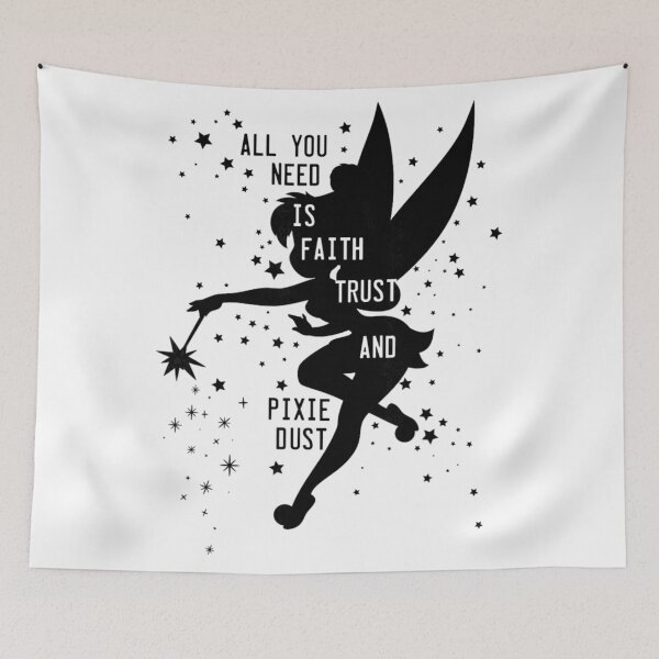 Item preview, Tinker Bell Pixie Dust Vintage Silhouette  designed and sold by ciejkale9.