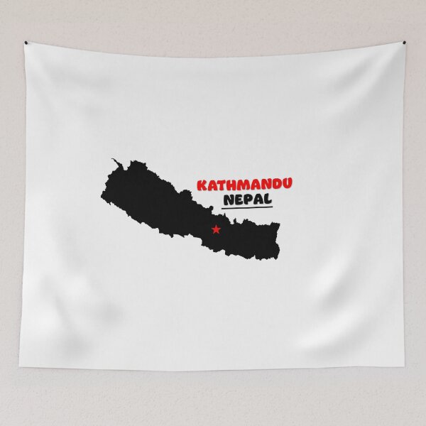 Item preview, Kathmandu Nepal Star Map designed and sold by MapsNepal.
