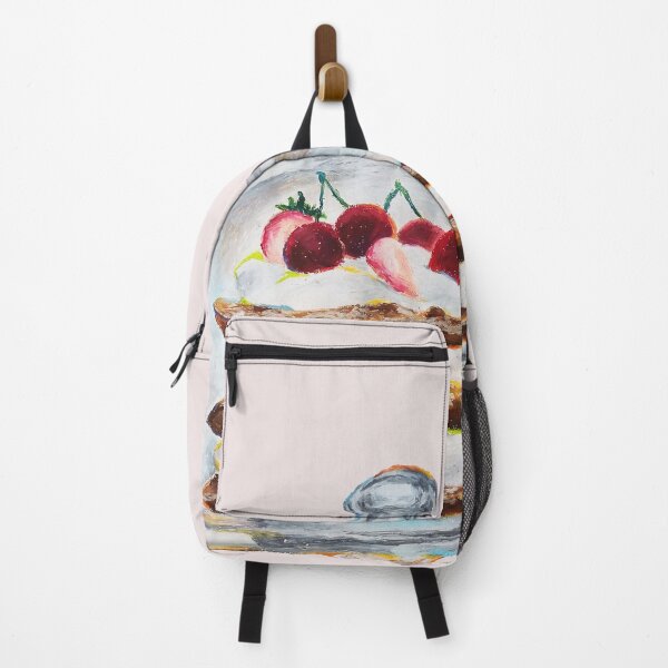 Item preview, Strawberry Chocolate Bakery Cake Oil Pastel Hand Draw designed and sold by purple-Q.