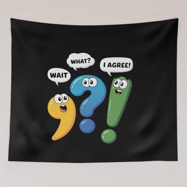Item preview, Punctuation Marks Tee Wait What I Agree English Teacher Joke designed and sold by genkihikki.