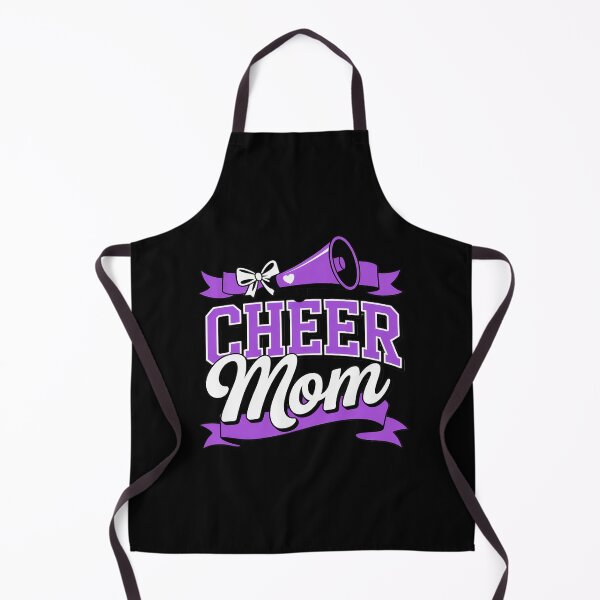 Item preview, Purple Coquette Pom Poms Bow Cheer Mom Mama Cheerleading designed and sold by genkihikki.
