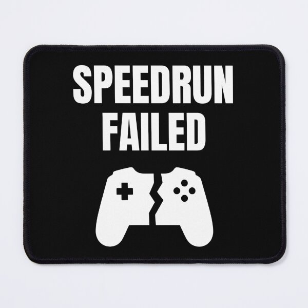 Item preview, Speedrun Failed – Funny Gamer Controller Graphic designed and sold by PHRASEandSTYLE.