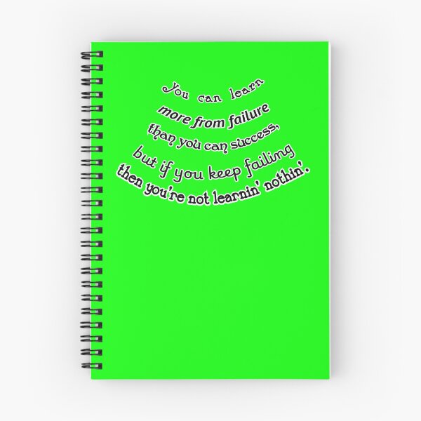 Item preview, You can learn more from failure, unless you're a failure, green designed and sold by mntimg.