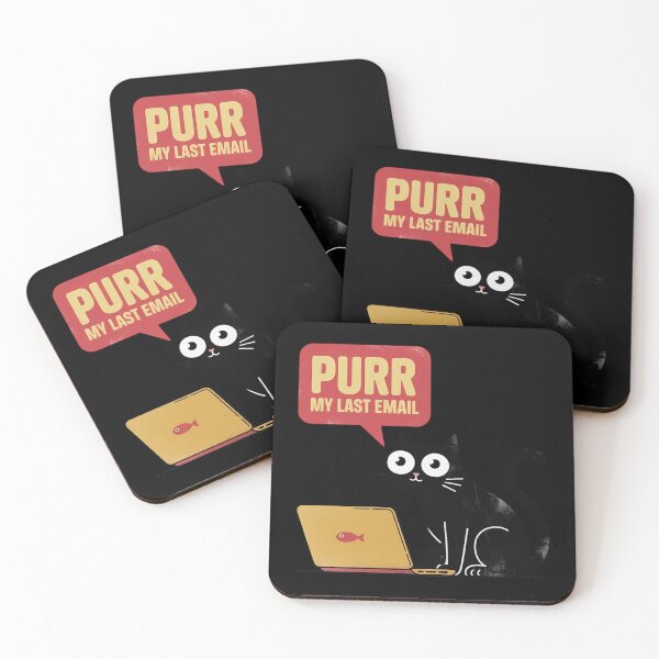 Item preview, Purr My Last Email designed and sold by genkihikki.
